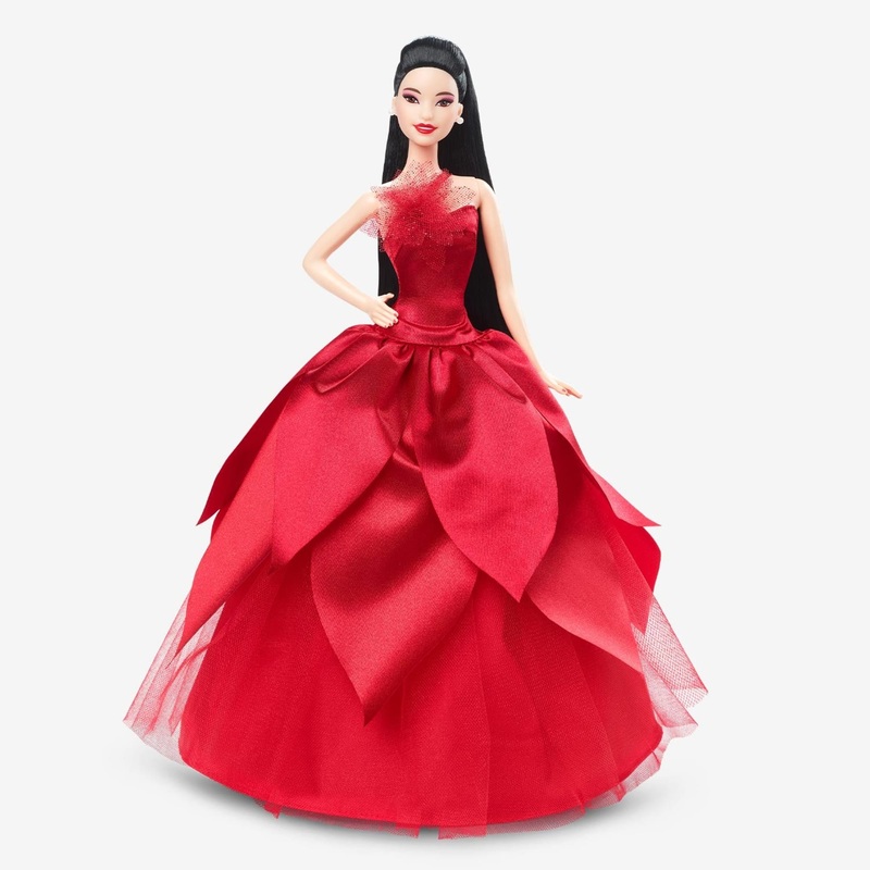 2022 Holiday Barbie, Black Hair