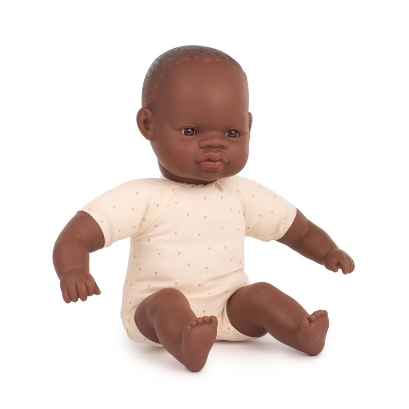 Soft Body Doll 12 5/8 – African by Miniland