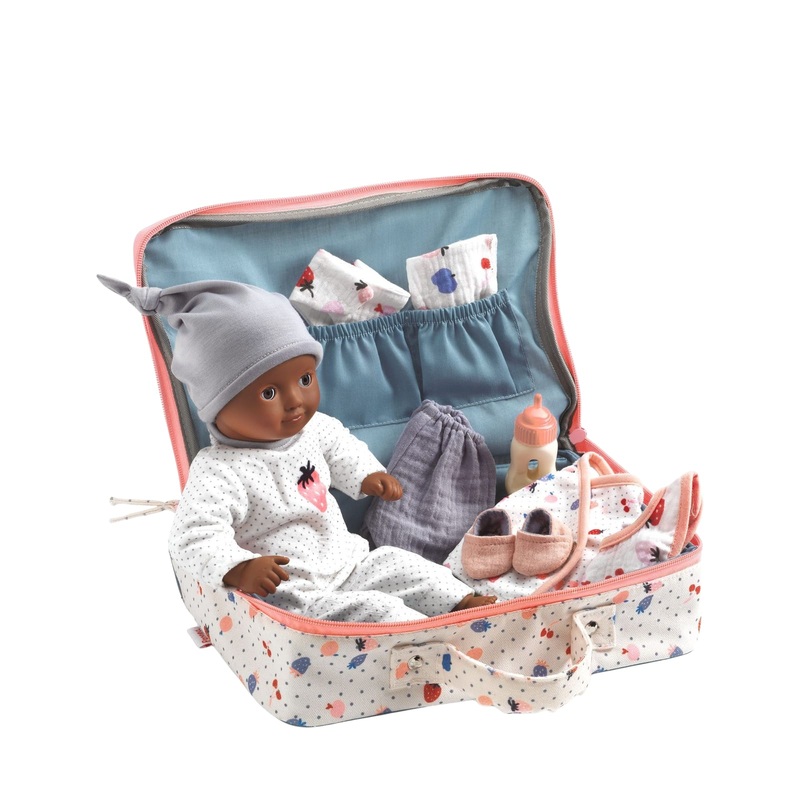 Baby Doll 32cm Suitcase and Accessories – Cerise