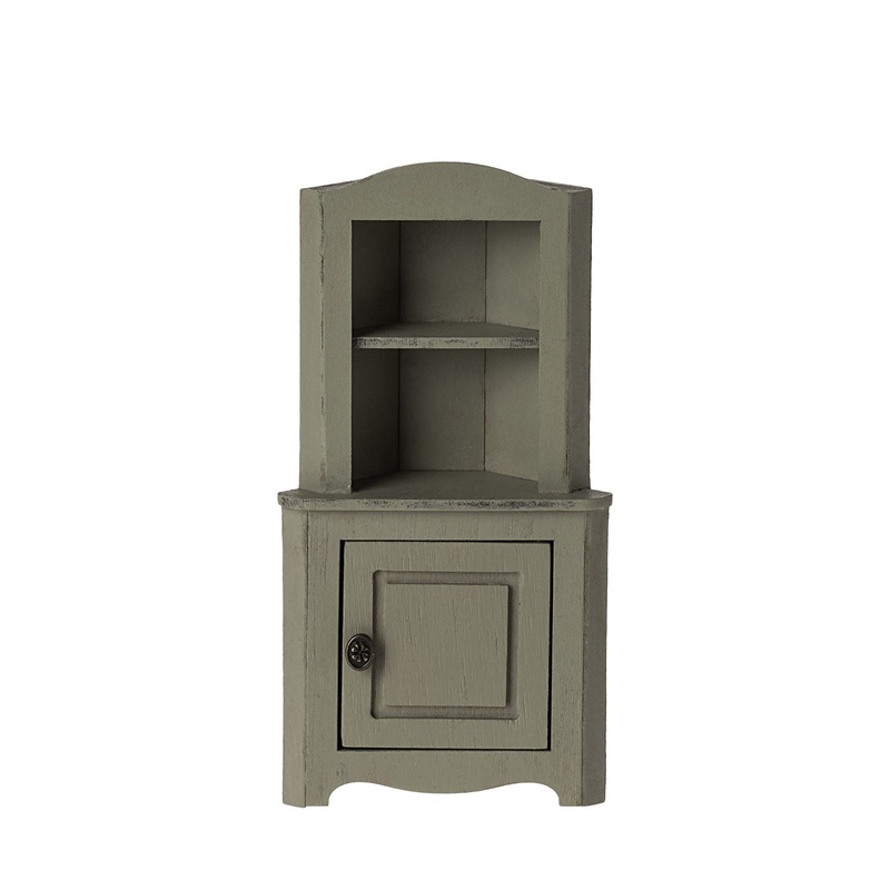 Mouse Corner Cabinet – Light Green
