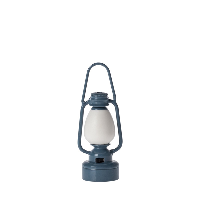 Vintage Lantern Mouse – Blue