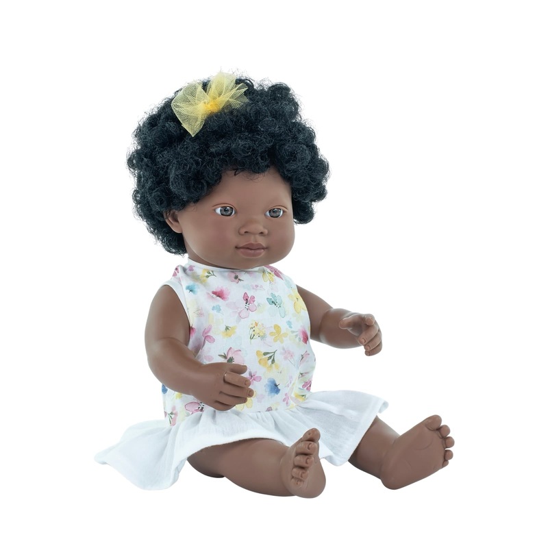 African Girl Dressed Baby Doll – 38cm