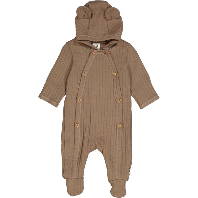 Organic Cotton Quilted Suit – Walnut