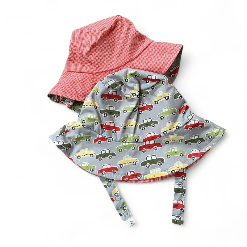 Organic Reversible Bucket Sun Hat – Hot Rod