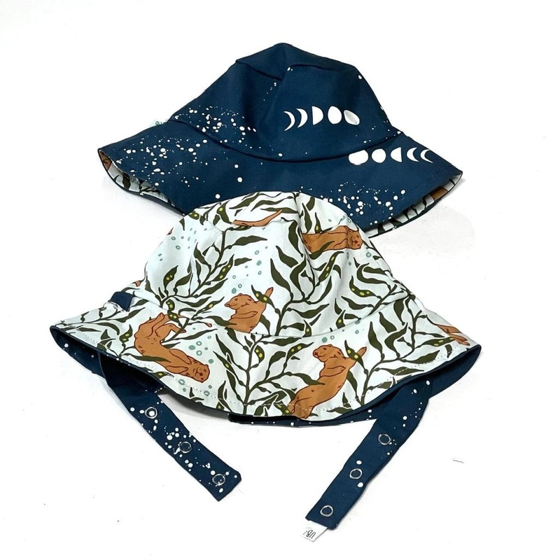 Organic Reversible Bucket Sun Hat – Otters
