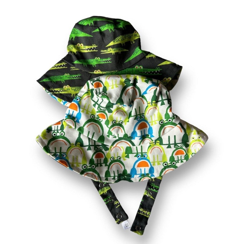Organic Reversible Bucket Sun Hat – Wetlands