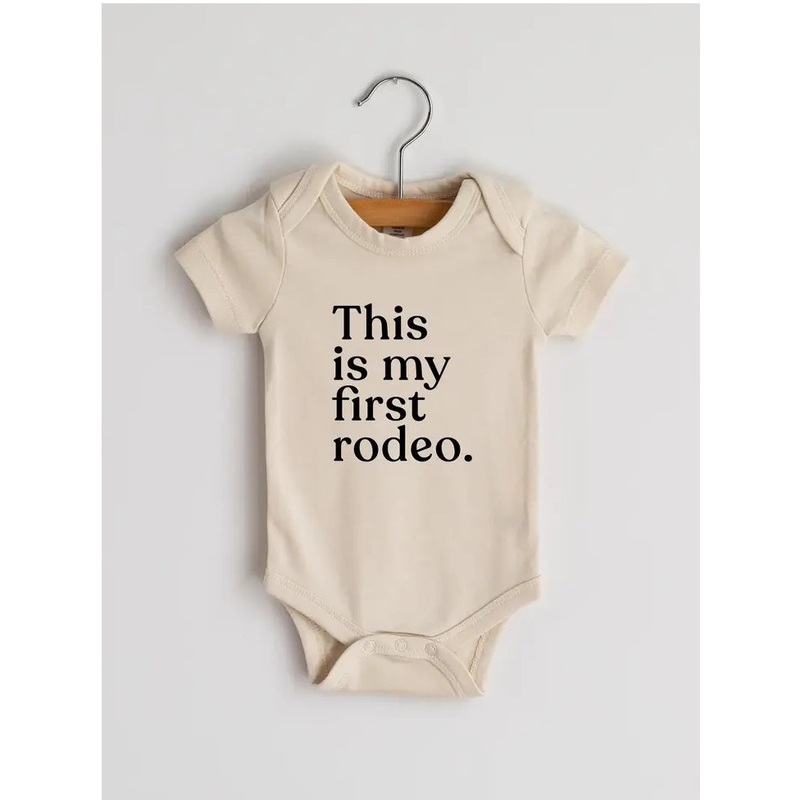 This Is My First Rodeo Bodysuit – Cream
