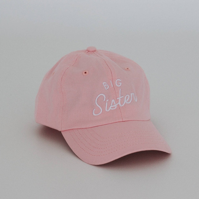 Big Sister Pink Twill Hat Girls’ Cap