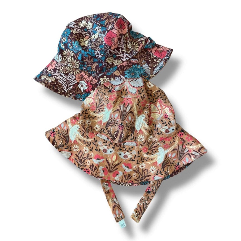 Organic Reversible Bucket Sun Hat – Golden Meadow