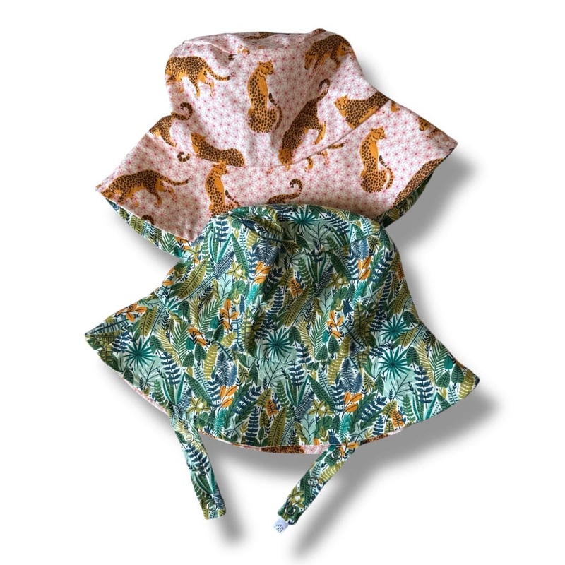 Organic Reversible Bucket Sun Hat – Jungle
