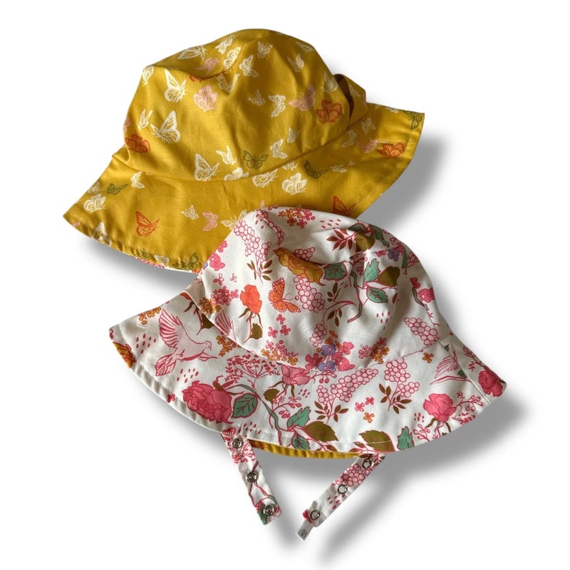 Organic Reversible Bucket Sun Hat – Peace