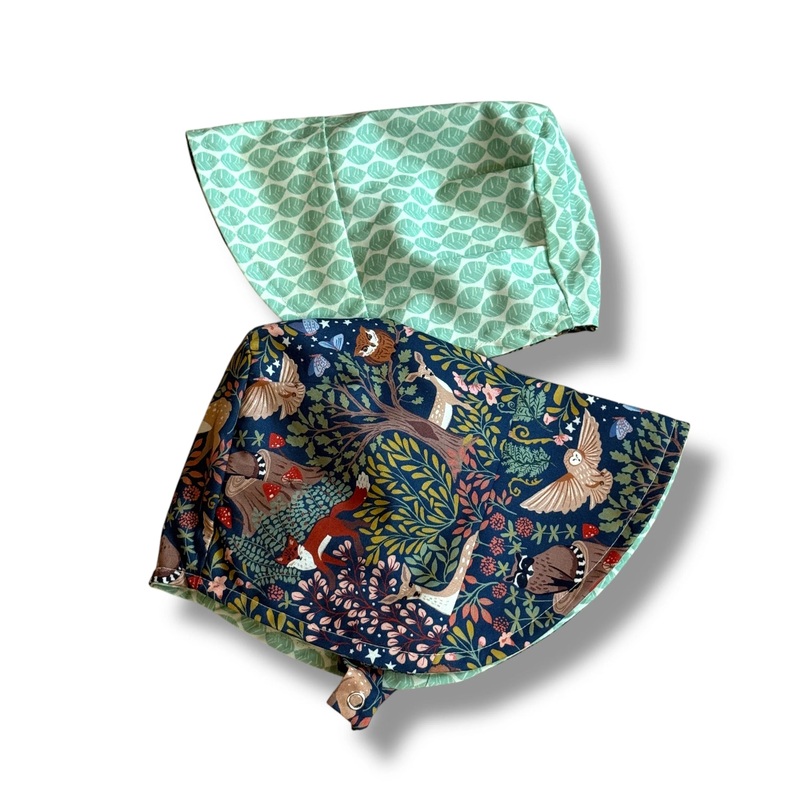 Organic Reversible EcoBonnet Sun Hat – Enchanted Forest