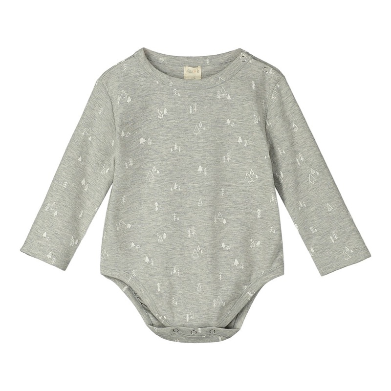 ettie + h Morgan Jersey Onesie (Grey Trees)