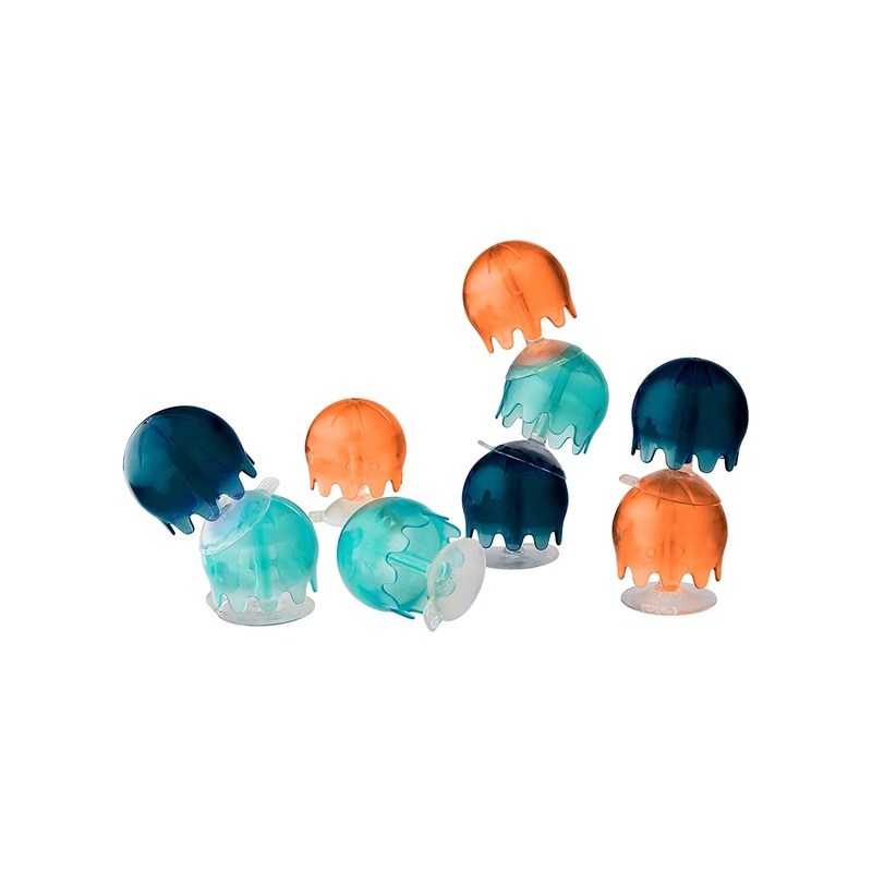 Jellies Suction Cups – Navy/Aqua/Orange by Boon
