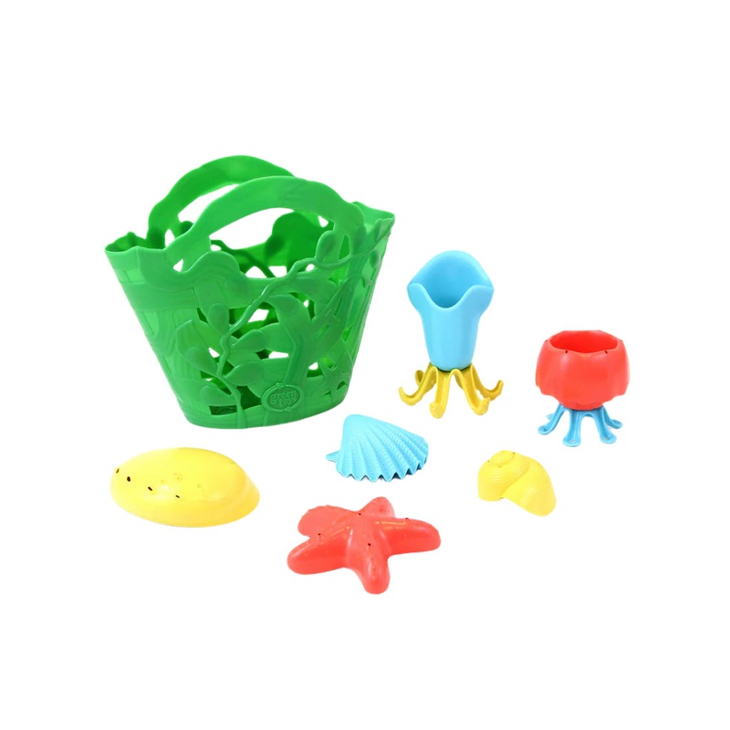 Recycled Tide Pool Bath Set – Green by Green Toys