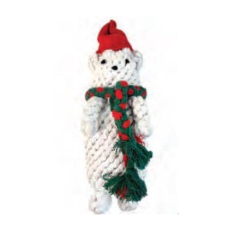 Rope Dog Toy – Polar Bear 11 by Jax & Bones