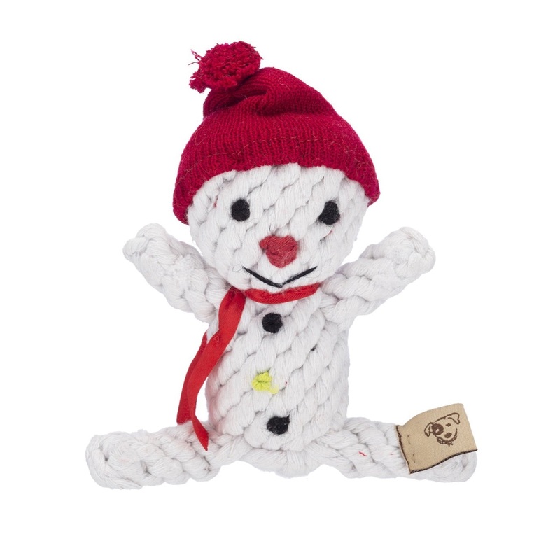 Rope Dog Toy – Scott the Snowman 6 by Jax & Bones