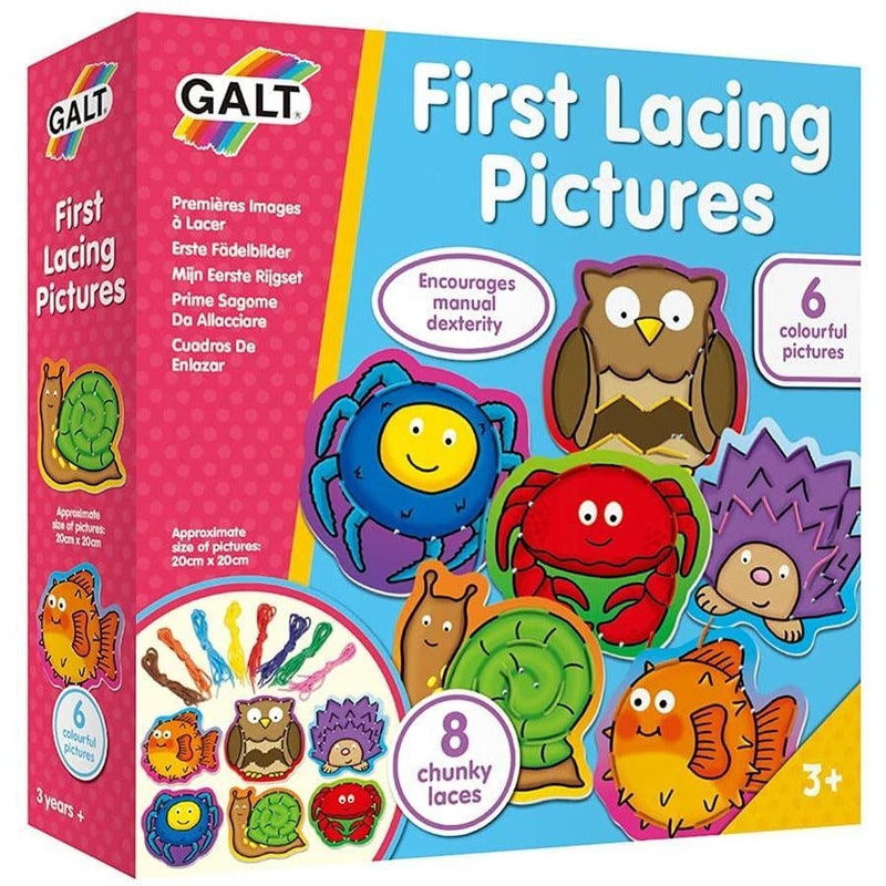 Galt Play & Learn – First Lacing Pictures Art Kit