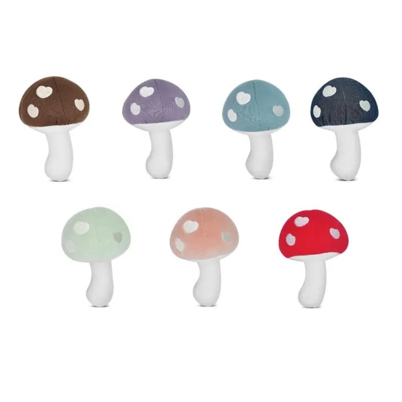 Organic Plush Rattle – Mushroom