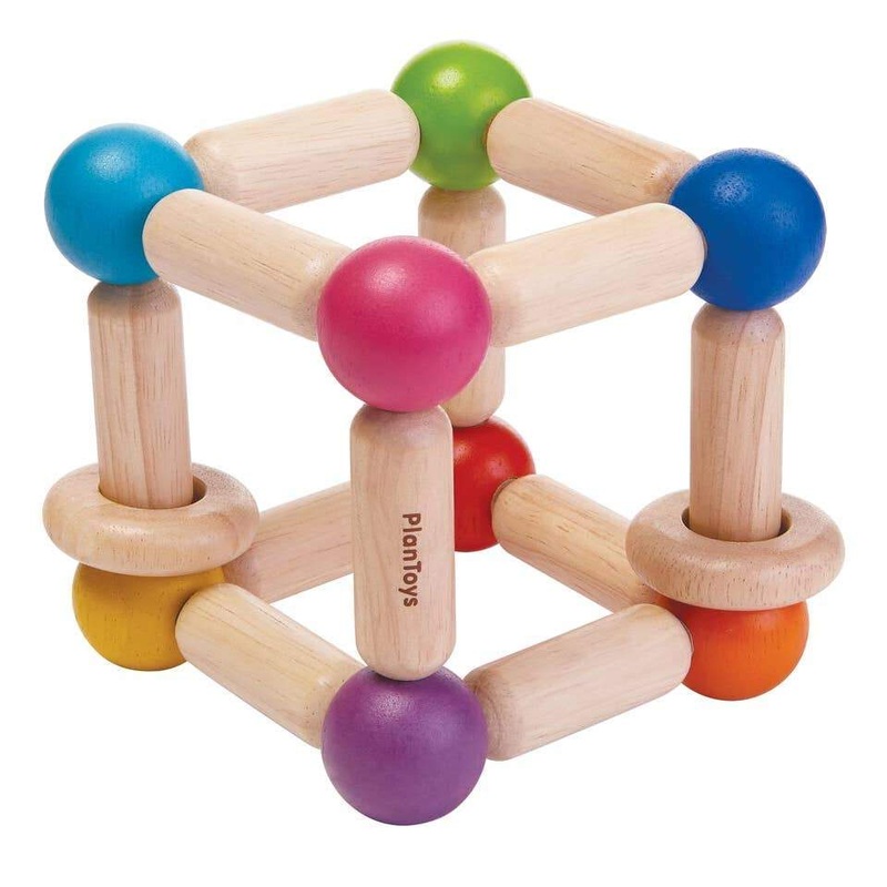 Square Clutching Toy – Bright