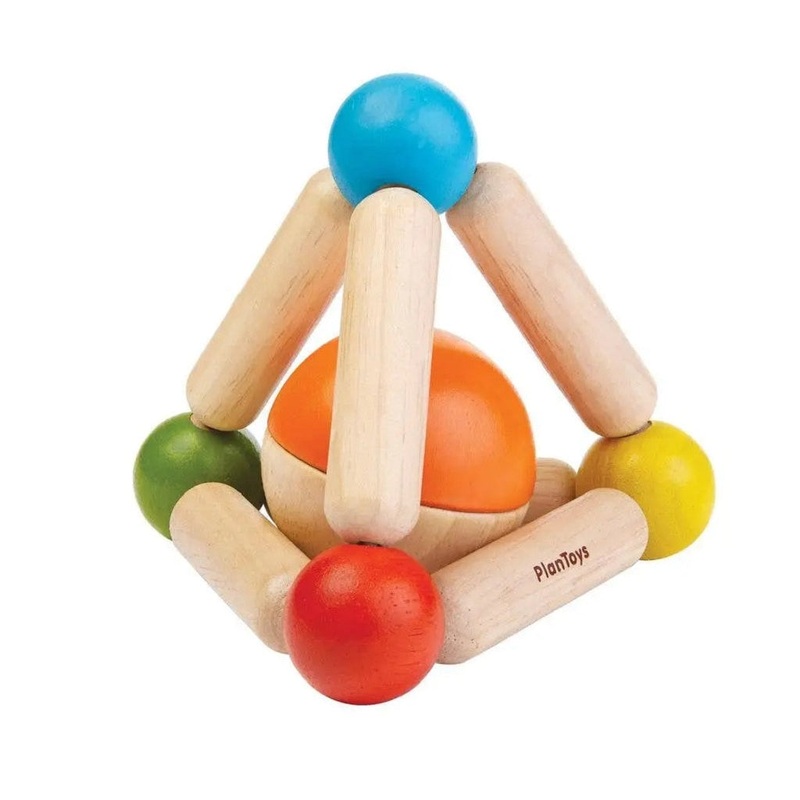 Triangle Clutching Toy – Bright