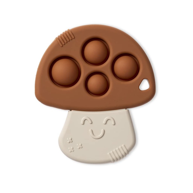 Itzy Pop Sensory Popper Teether – Mushroom