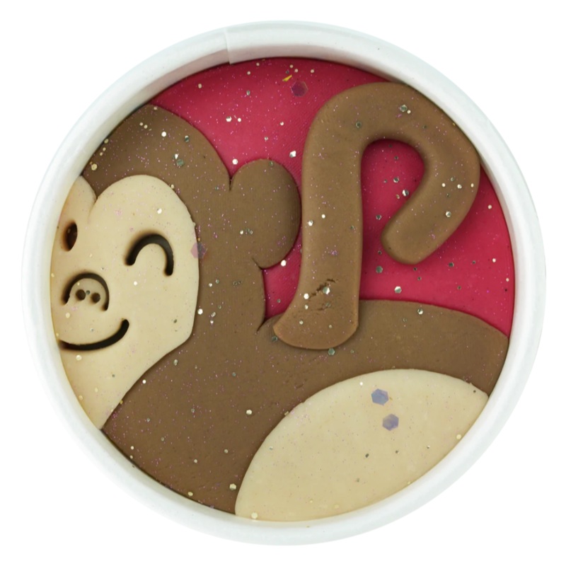 Zoo Animals Natural Play Dough 5 oz Cup