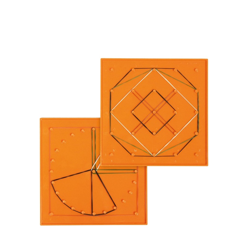 6 Geoboards 15cm – 6 Colours