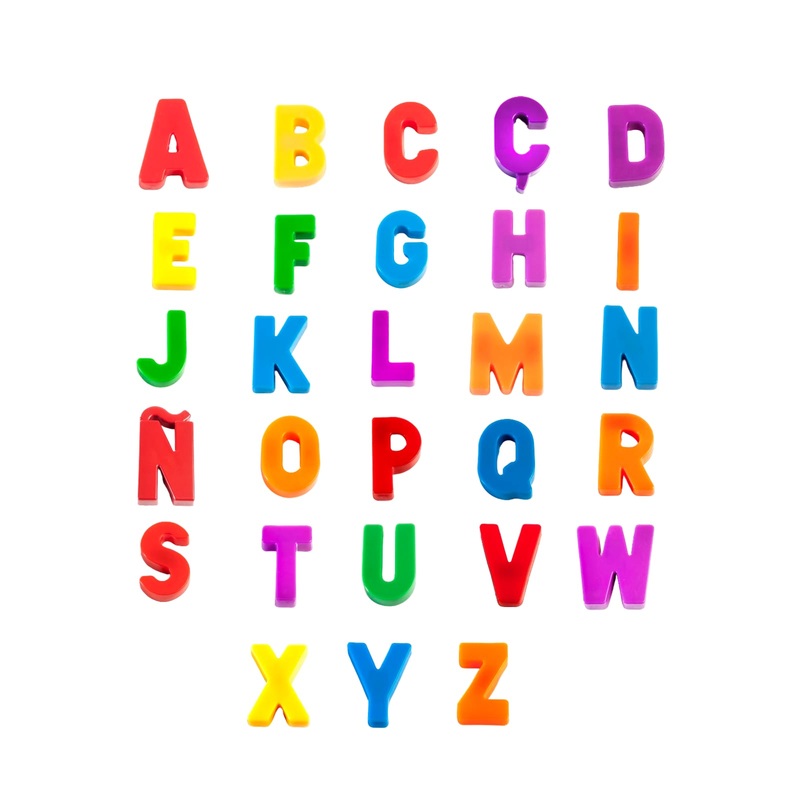 Magnetic Capital Letters – 154 Pieces