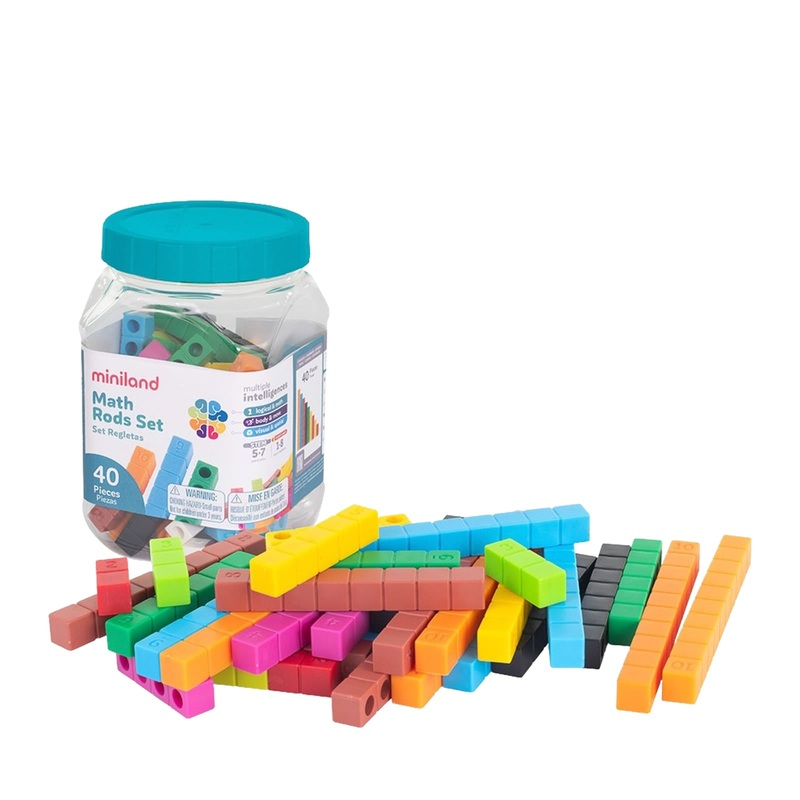 Maths Counting Rods – 40 Pieces