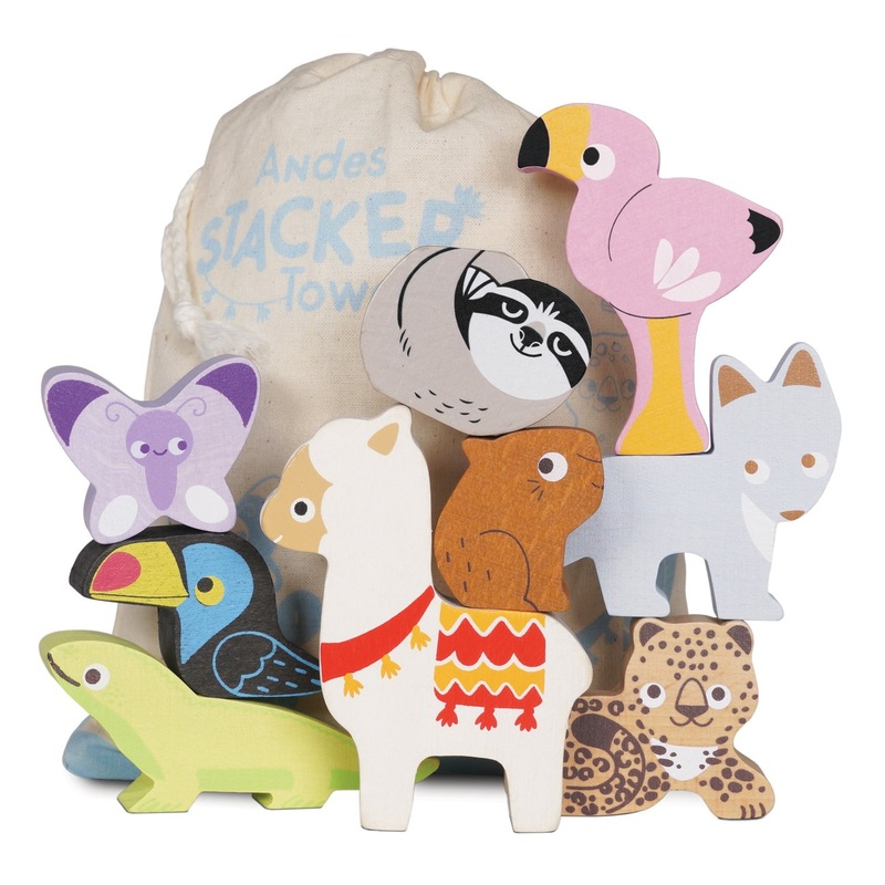 Le Toy Van – Andes Wooden Animals Stacking Toy