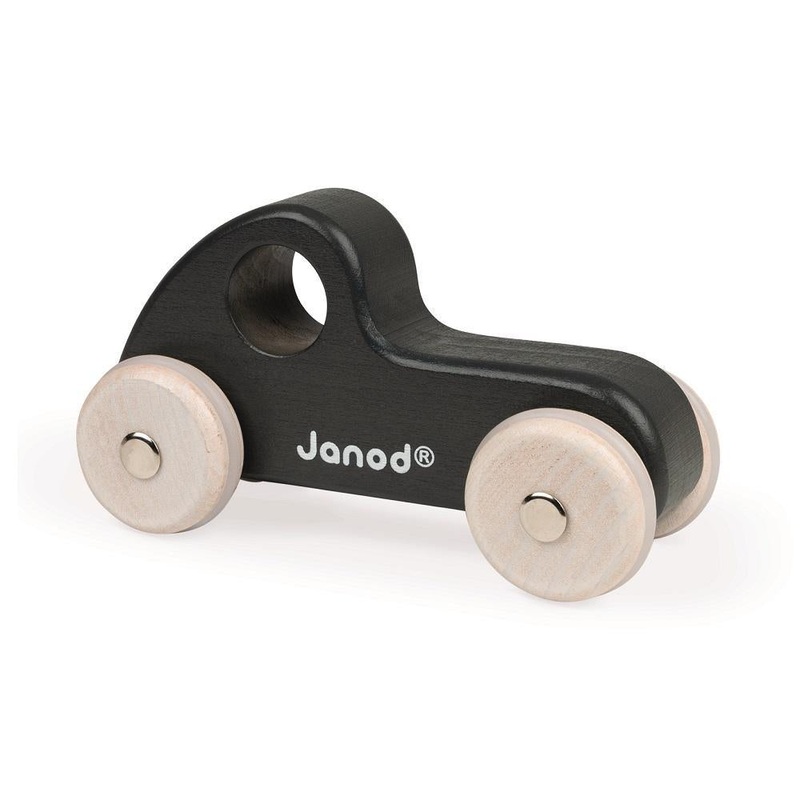 Janod Sweet Cocoon Push Along Vehicle (Black Truck)