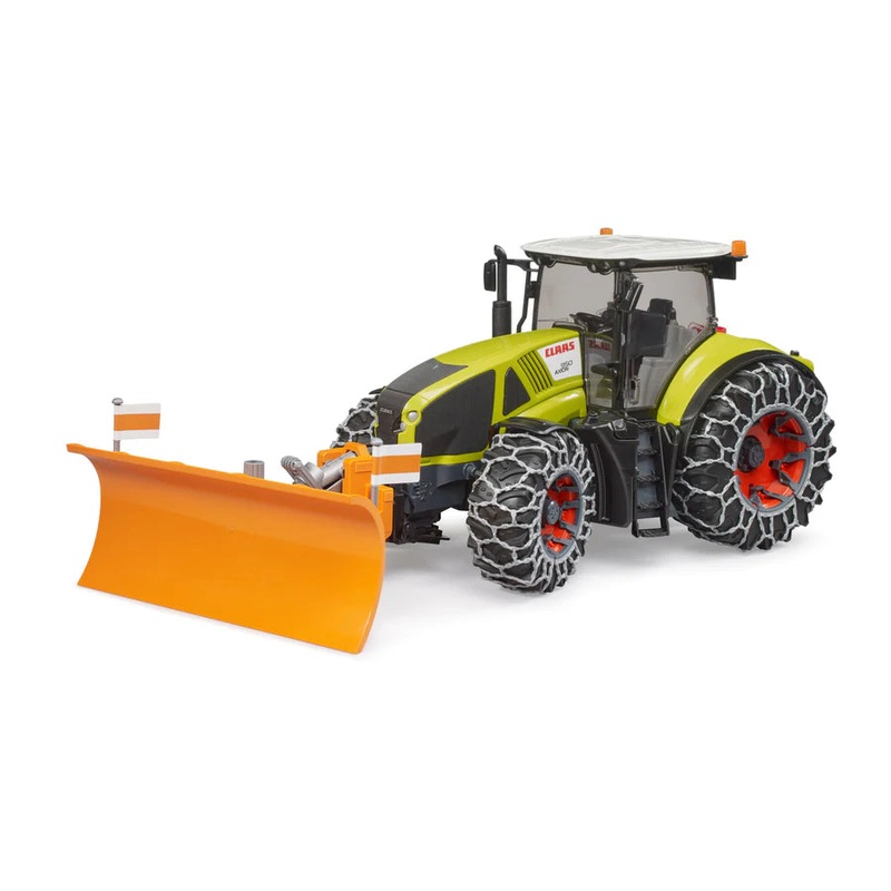 Bruder Claas Axion 950 with Snow Chains and Snow Blade (03018)