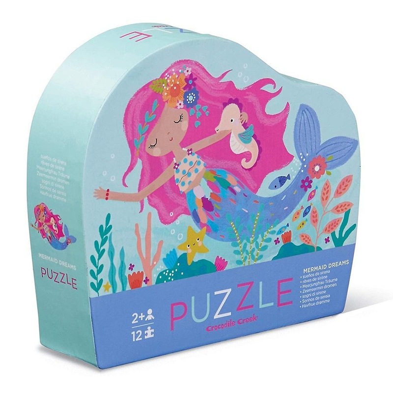 Crocodile Creek 12-Piece Mini Puzzle (Mermaid Dreams)