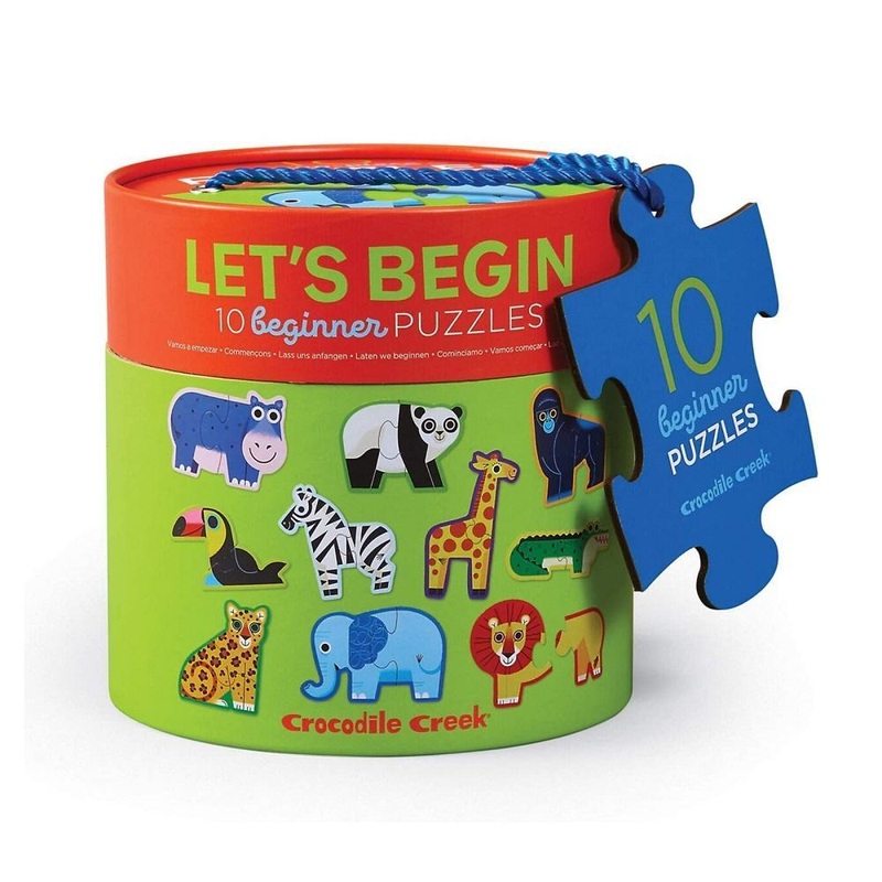Crocodile Creek Let’s Begin 2-Piece Puzzles (Jungle)