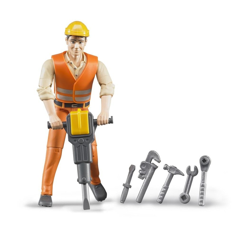 Bruder Construction Worker with Accessories
