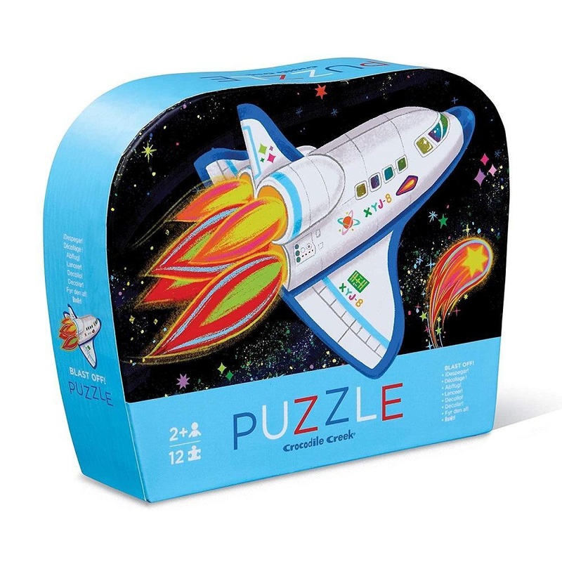 Crocodile Creek 12-Piece Mini Puzzle (Blast Off)