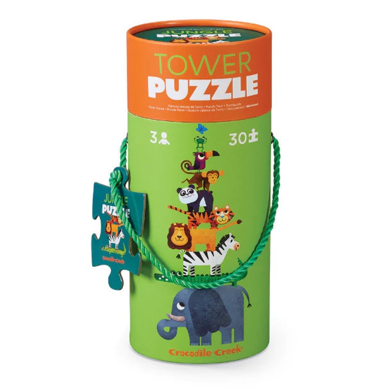 Crocodile Creek 30-Piece Tower Puzzle (Jungle)
