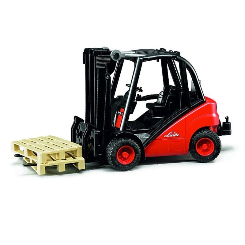 Bruder Linde H30D Forklift with 2 Pallets