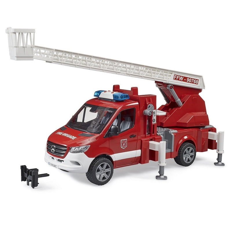 Bruder MB Sprinter Fire Engine with Ladder, Water Pump, and Light & Sound