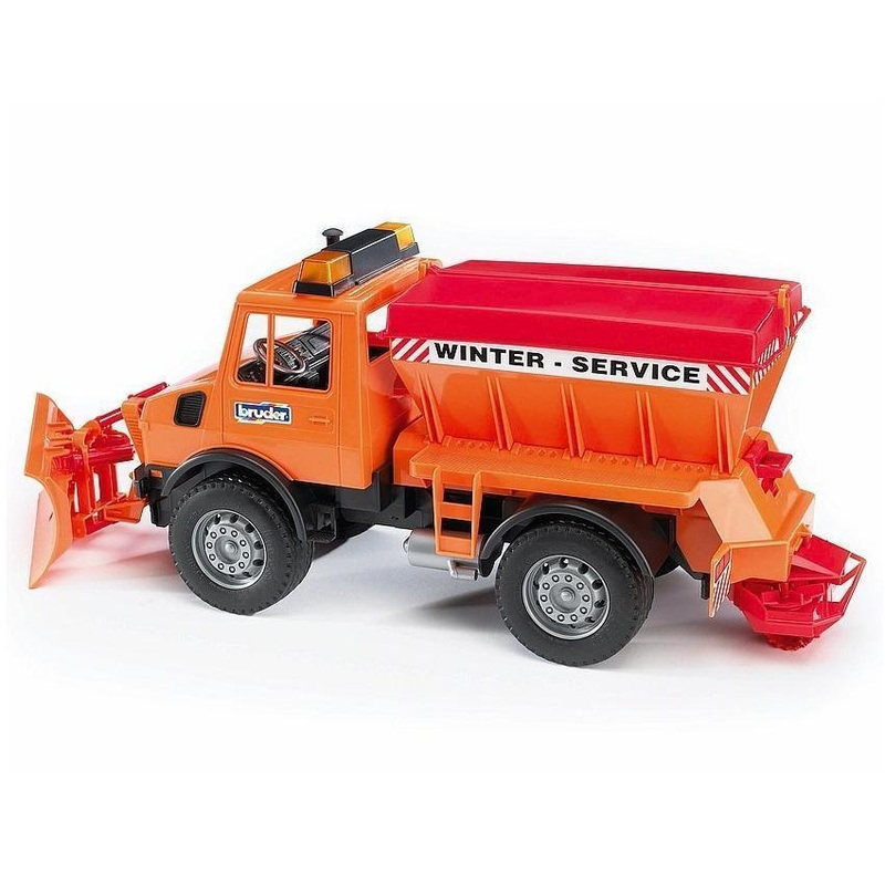 Bruder MB Unimog Winter Service with Snow Plow