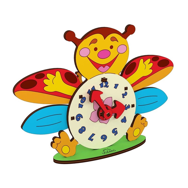 UGears 4Kids Colouring Model (Clock) – FINAL SALE