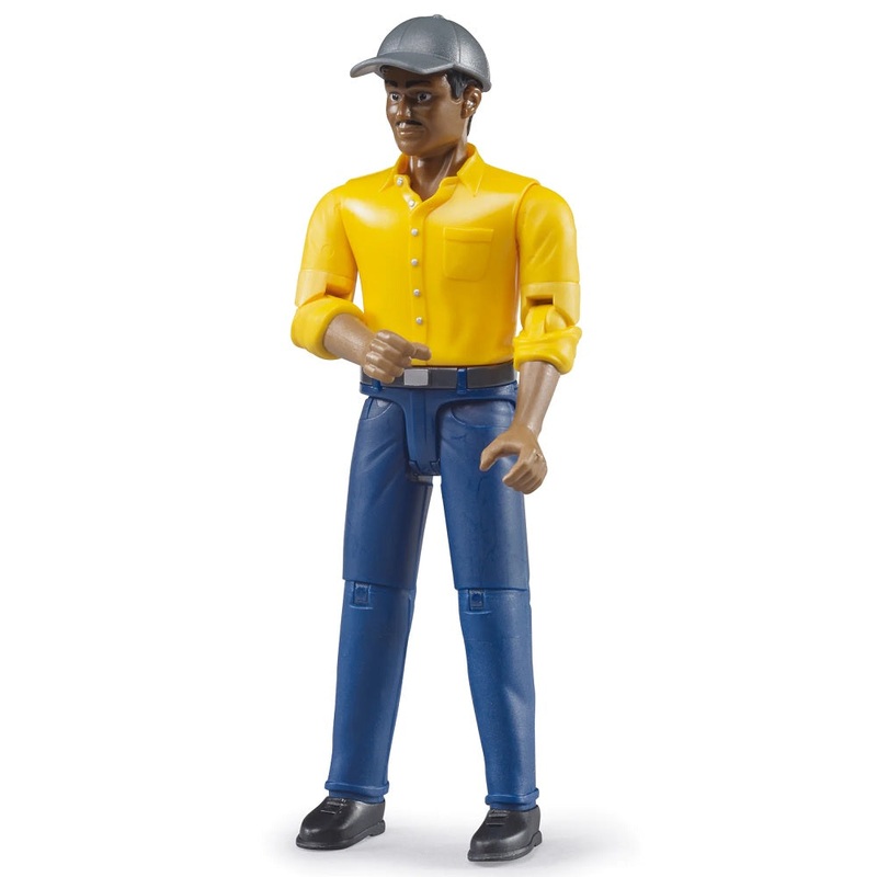 Bruder Man, Medium Skin, Yellow Shirt