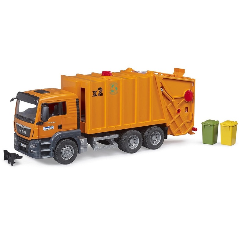 Bruder MAN TGS Garbage Truck (Orange)