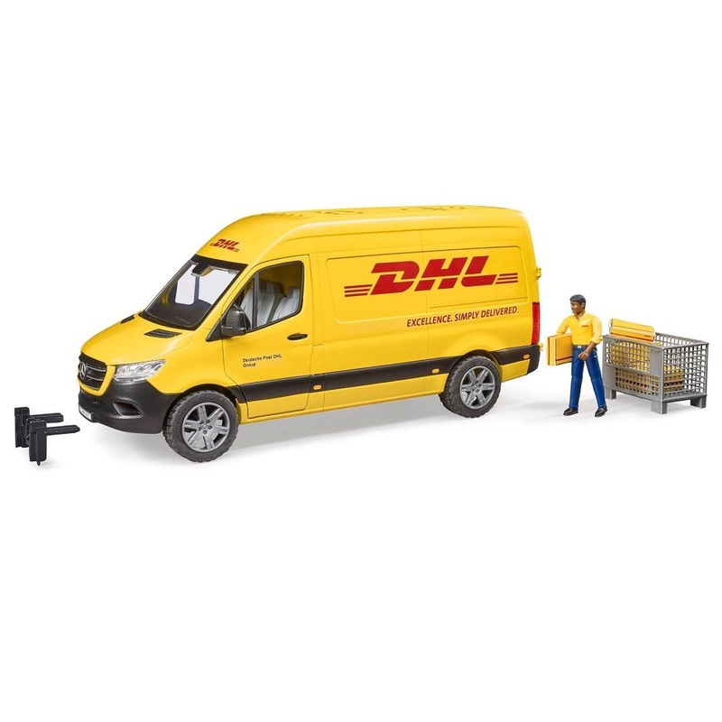 Bruder MB Sprinter DHL with Driver