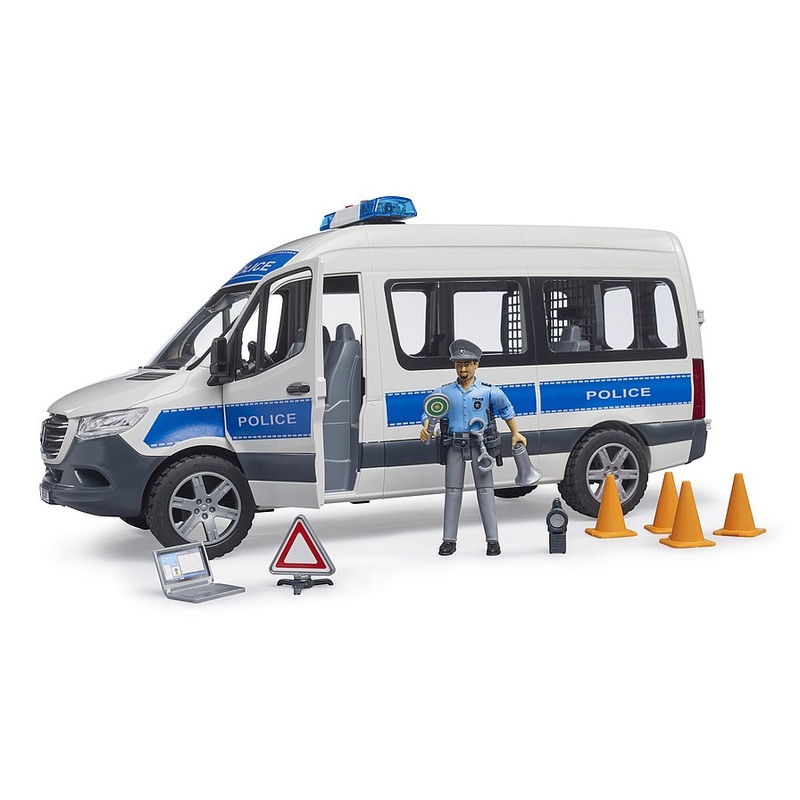 Bruder MB Sprinter Police Emergency Vehicle with Light & Sound Module