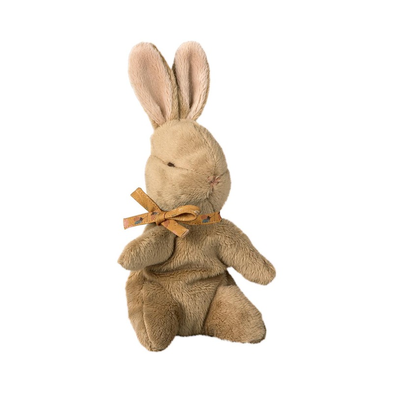 Baby Bunny with Ocher Ribbon
