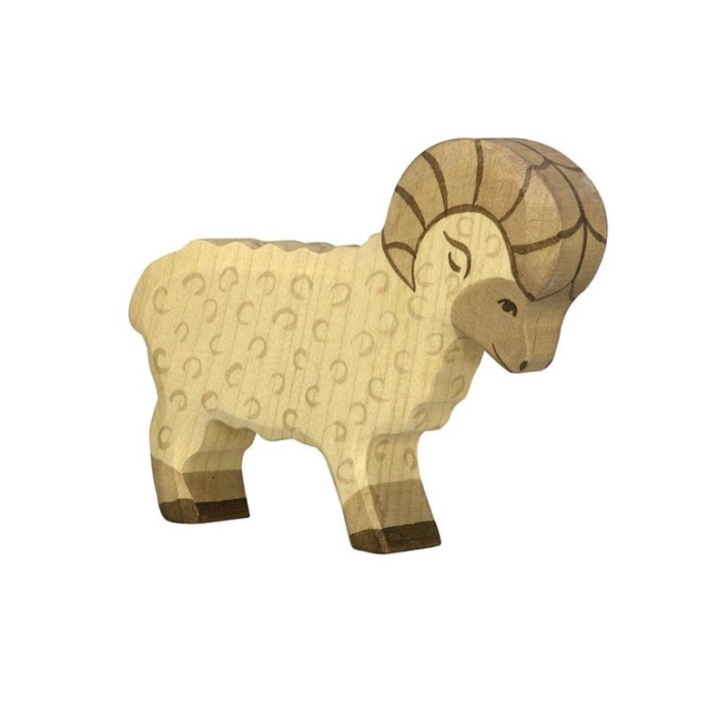 Ram Wooden Figure
