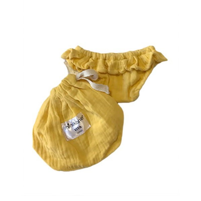 Vita Double Gauze Cotton Bikini in Sand Yellow for Gordis Dolls by Minikane