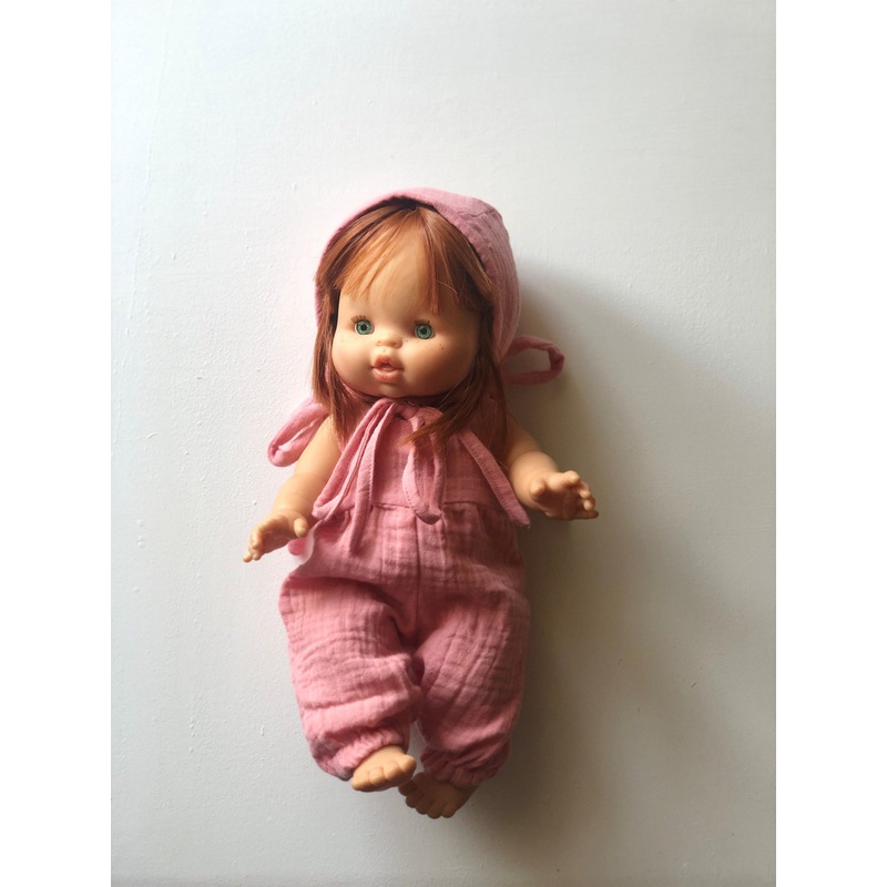 Cotton Gauze Bodysuit for Minikane x Gordis 34cm Dolls | Bubblegum